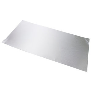 Silver effect Aluminium Embossed Sheet  (H)1000mm (W)500mm (T)0.5mm