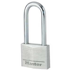 Image of Master Lock Aluminium Cylinder Open shackle Padlock (W)40mm