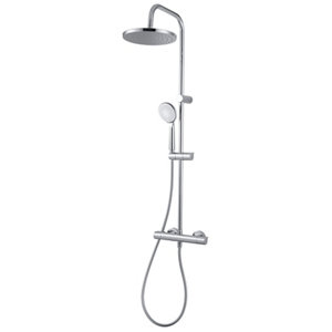 GoodHome Cavally 3-spray pattern Wall-mounted Diverter Thermostatic Shower