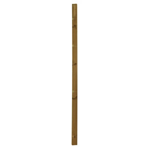 GoodHome Neva Pine U-shaped Fence post (H)2.4m (W)90mm