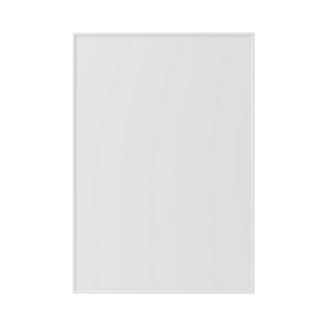 GoodHome Pasilla Matt white thin frame slab Highline Cabinet door (W)500mm (T)20mm