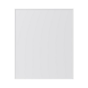 GoodHome Pasilla Matt white thin frame slab Highline Cabinet door (W)600mm (T)20mm