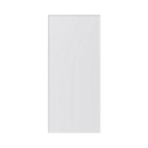 GoodHome Pasilla Matt white thin frame slab Tall wall Cabinet door (W)400mm (T)20mm