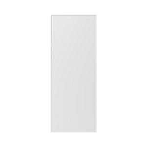 GoodHome Pasilla Matt white thin frame slab Larder/Fridge Cabinet door (W)500mm (T)20mm