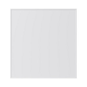 GoodHome Pasilla Matt white thin frame slab Appliance Cabinet door (W)600mm (T)20mm