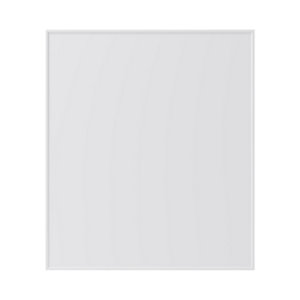 GoodHome Pasilla Matt white thin frame slab Appliance Cabinet door (W)600mm (T)20mm