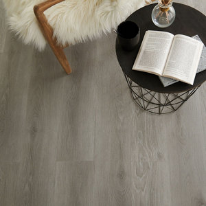 Jazy Grey Wood effect Luxury vinyl click Flooring Sample