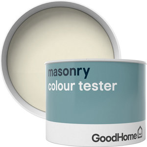 GoodHome Vail Smooth Matt Masonry paint  0.25L Tester pot