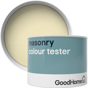 GoodHome Montreal Smooth Matt Masonry paint  0.25L Tester pot