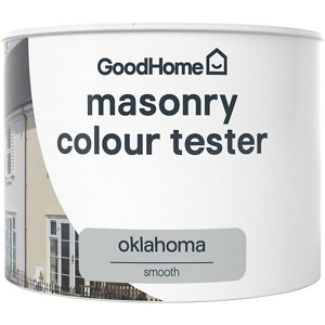 GoodHome Oklahoma Smooth Matt Masonry paint  0.25L Tester pot