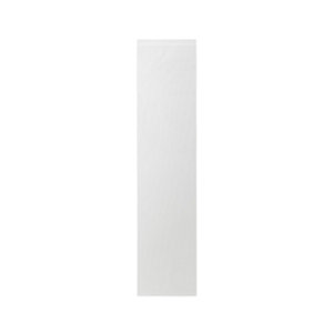GoodHome Garcinia Gloss white integrated handle Larder/Fridge Cabinet door (W)300mm (T)19mm