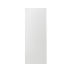 GoodHome Garcinia Gloss white integrated handle Larder Cabinet door (W)500mm (T)19mm