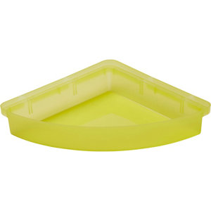GoodHome Koros Plastic Green Corner basket