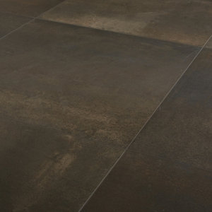 Metalized Anthracite Concrete effect Porcelain Wall & floor Tile  Pack of 3  (L)600mm (W)600mm
