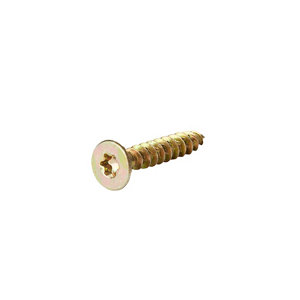 TurboDrive TX Double-countersunk Yellow-passivated Steel Wood screw (Dia)5mm (L)30mm  Pack of 100