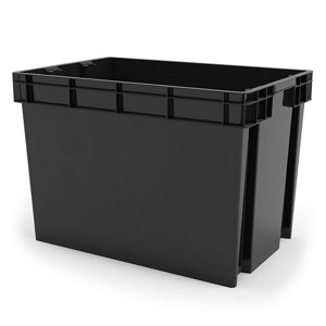 Form Xago Heavy duty Grey 68L Polypropylene (PP) Stackable Storage box