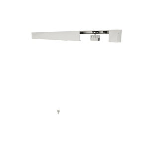 Kidal Sliding wardrobe door track set (L)2000mm (W)45mm