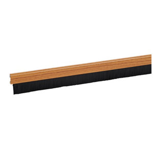 Diall Wood effect Aluminium Self-adhesive Draught excluder  (L)1m