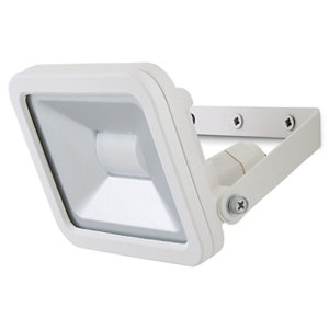Blooma Weyburn White Mains-powered Cool white Floodlight 800lm