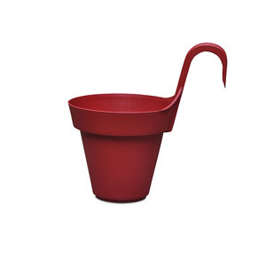 Nurgul Red Plastic Round Hanging pot (Dia)20cm