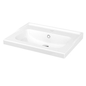 GoodHome Lana Counter-mounted Counter top Basin (W)60.4cm