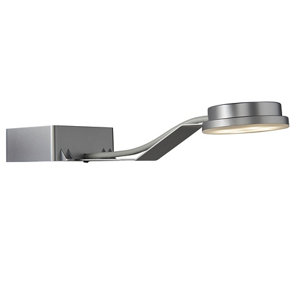 Silver effect Mains-powered Bathroom Spotlight