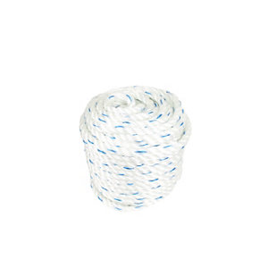 Diall White Polypropylene (PP) Rope  (L)60m (Dia)20mm