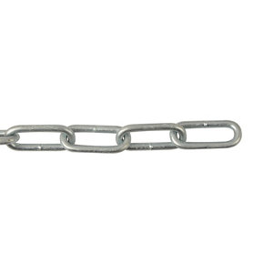 Diall Zinc-plated Steel Welded Chain  (L)12 (Dia)5mm