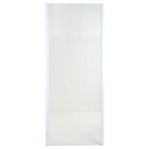 Cooke & Lewis Onega Frosted effect Fixed Shower panel (H)1900mm (W)760mm