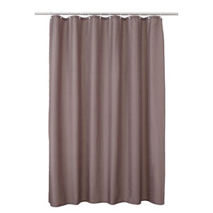 Cooke & Lewis Diani Taupe Shower curtain (L)1800mm