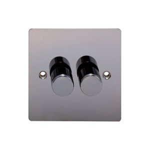 Image of Holder 2 way Double Nickel effect Dimmer switch