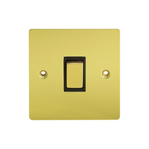 Image of Holder 10A Brass effect Single Intermediate switch