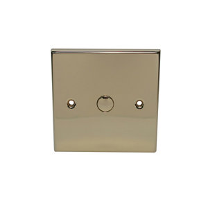 Image of Holder 1 way Single Brass effect Dimmer switch