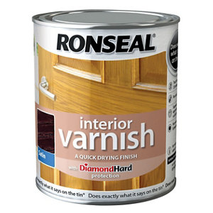 Ronseal Diamond hard Walnut Satin Wood varnish  0.25L