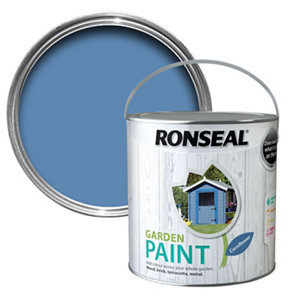 Image of Ronseal Garden Cornflower Matt Metal & wood paint 2.5L