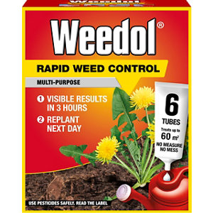 Weedol Rapid Concentrated Weed killer 0.13L 0.12kg  Pack of 6