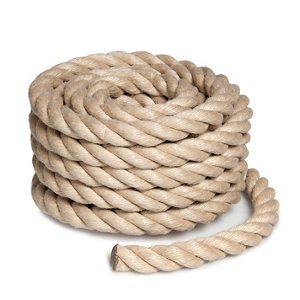 Brown Polyhemp Rope  (L)10m (Dia)24mm