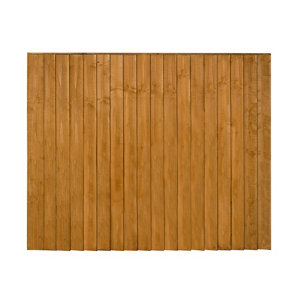 Traditional Feather edge Fence panel (W)1.83m (H)1.54m Pack of 3