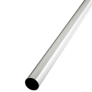 Image of Colorail Chrome-plated Steel Round Tube (L)2.44m (Dia)32mm