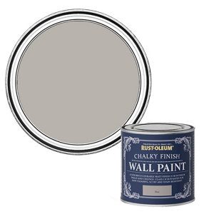 Rust-Oleum Chalky Finish Wall Flint Flat matt Emulsion paint  125ml