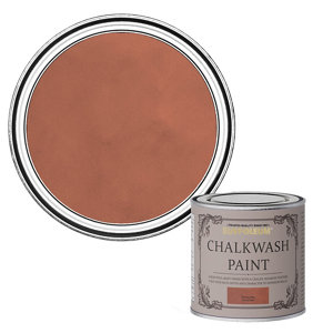 Rust-Oleum Chalkwash Terracotta Flat matt Emulsion paint  125ml