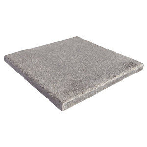 Image of Textured Dark grey Paving slab (L)450mm (W)450mm