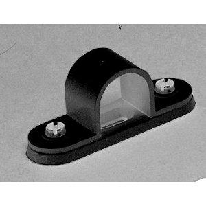 Image of MK PVC 20mm Black Spacer bar saddles Pack of 10