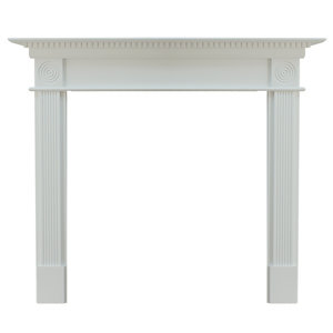 Image of Focal Point Woodthorpe White Fire surround