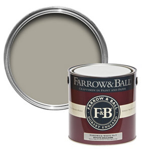 Farrow & Ball Estate Hardwick white No.5 Matt Emulsion paint  2.5L