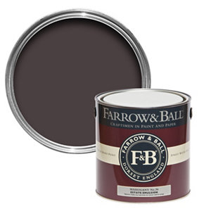 Farrow & Ball Estate Mahogany No.36 Matt Emulsion paint  2.5L