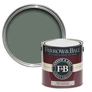 Farrow & Ball Estate Green smoke No.47 Matt Emulsion paint  2.5L