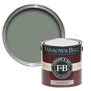 Farrow & Ball Estate Card room green No.79 Matt Emulsion paint  2.5L