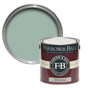 Farrow & Ball Estate Green blue No.84 Matt Emulsion paint  2.5L