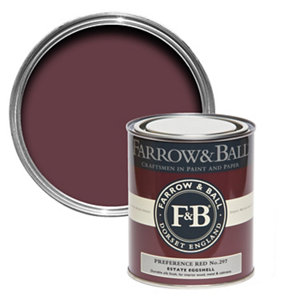 Farrow & Ball Estate Preference red No.297 Eggshell Metal & wood paint  0.75L